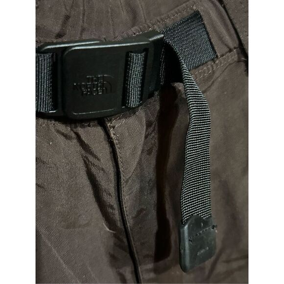 The North Face Women's Vintage Convertible Y2K Grunge Brown Belted Nylon Convert - Picture 2 of 12